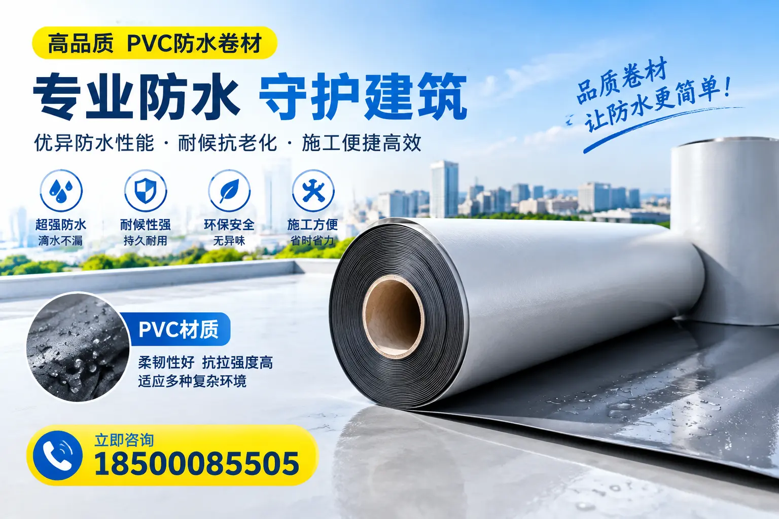 PVC防水卷材的安全性分析，贺州居民需了解的知识